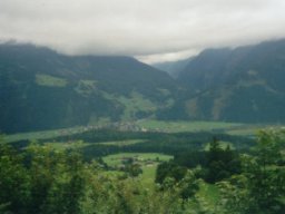 Vhled na Hollersbach a poho Hohe Tauern